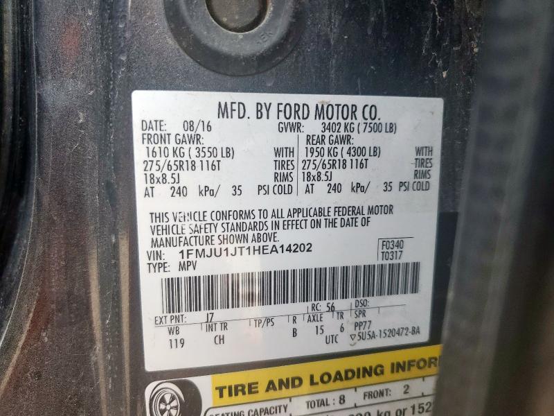 2017 FORD EXPEDITION 1FMJU1JT1HEA14202