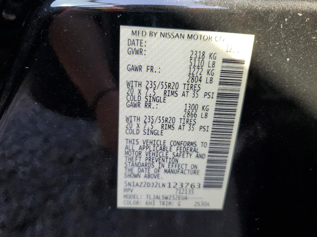 NISSAN MURANO PLATINUM