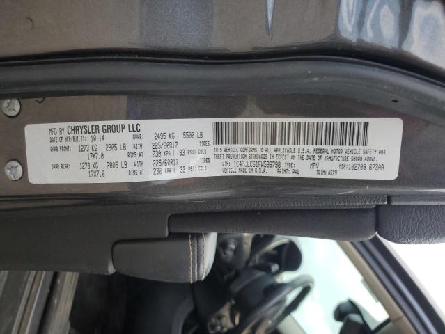 2015 JEEP CHEROKEE L 1C4PJLCS1FW596798