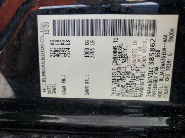2020 NISSAN MAXIMA SR 1N4AA6EV1LC385862