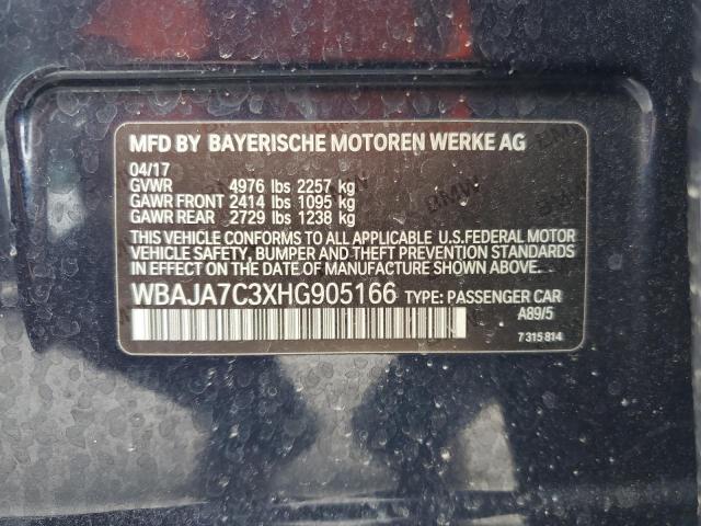 2017 BMW 530 XI WBAJA7C3XHG905166