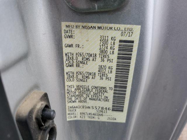 2017 NISSAN TITAN S 1N6AA1C85HN557846