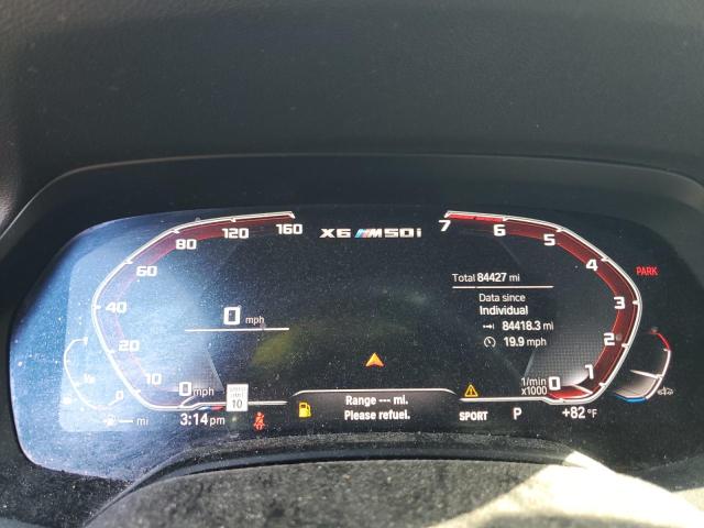 2022 BMW X6 M50I 5UXCY8C03N9J75506