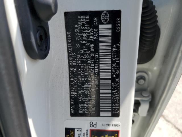 2015 TOYOTA CAMRY LE 4T1BF1FK6FU952133