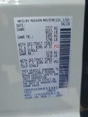 2024 NISSAN FRONTIER S 1N6ED1EK2RN653341