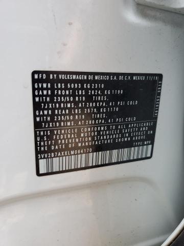 2020 VOLKSWAGEN TIGUAN SE 3VV2B7AXXLM064170