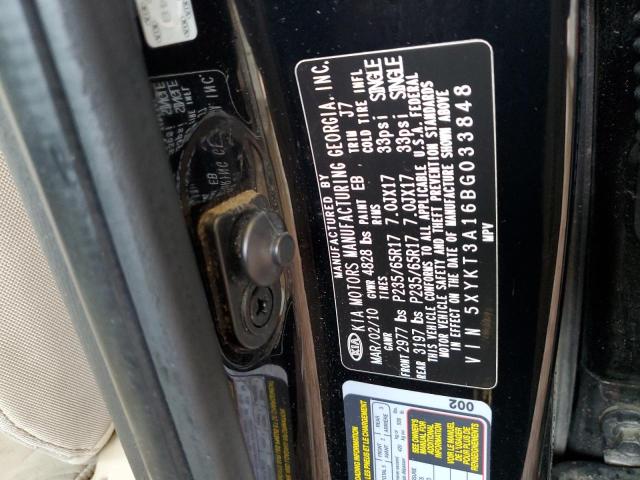 2011 KIA SORENTO BA - 5XYKT3A16BG033848