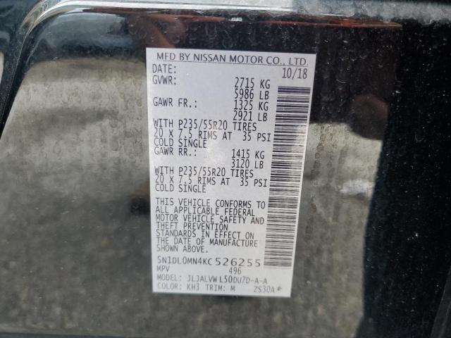 2019 INFINITI QX60 LUXE 5N1DL0MN4KC526255
