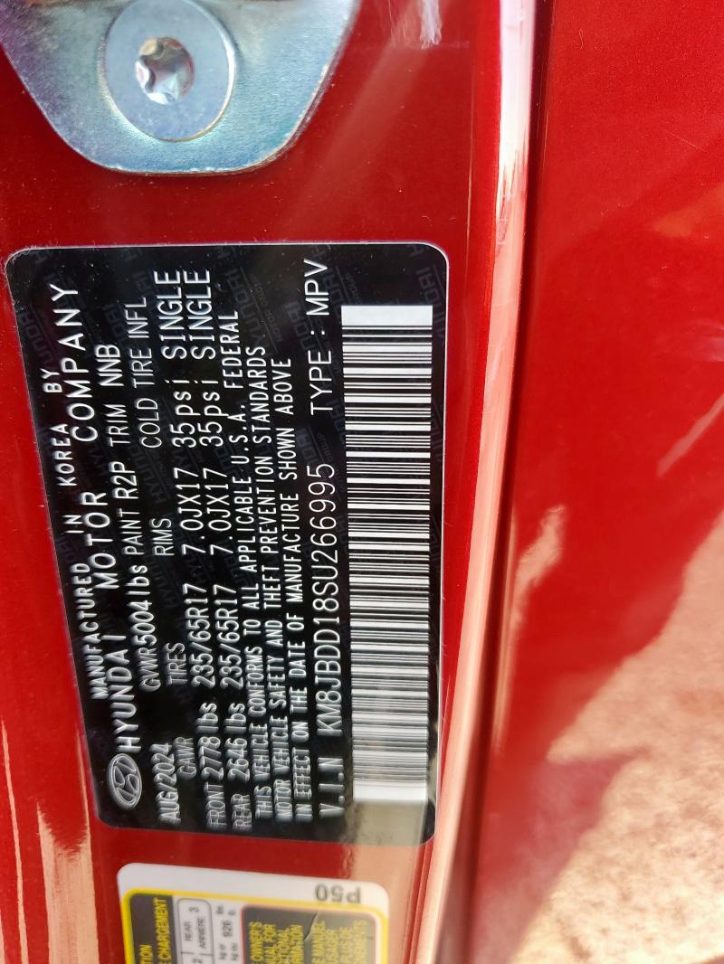 2025 HYUNDAI TUCSON BLU KM8JBDD18SU266995