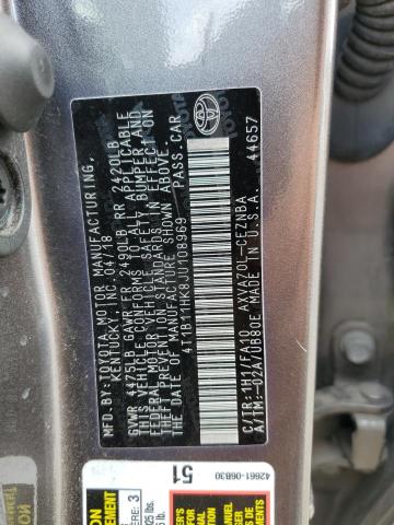 2018 TOYOTA CAMRY L - 4T1B11HK8JU108969