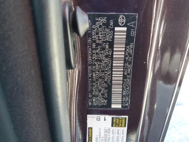 2010 TOYOTA SCION TC - JTKDE3B7XA0311461
