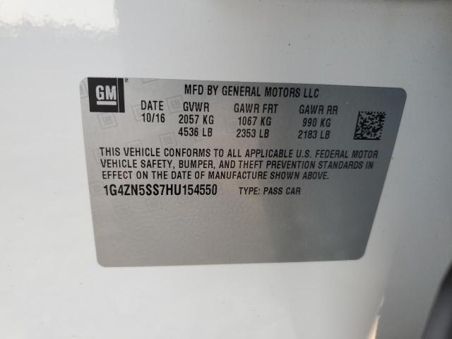2017 BUICK LACROSSE PREFERRED 1G4ZN5SS7HU154550