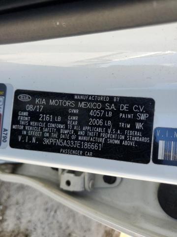 2018 KIA FORTE EX 3KPFN5A33JE186661