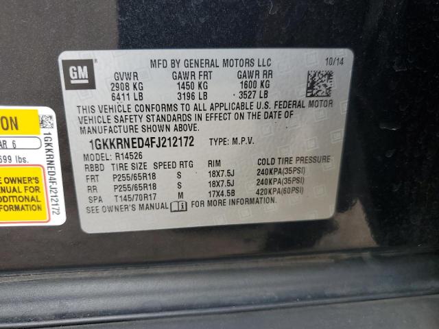 2015 GMC ACADIA SLE 1GKKRNED4FJ212172