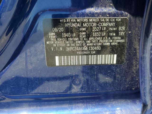 2021 HYUNDAI ACCENT SE 3KPC24A6XME130480