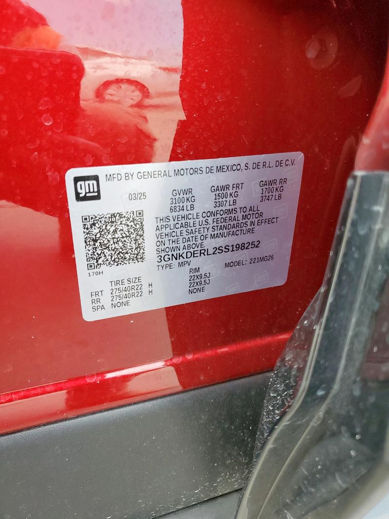 2025 CHEVROLET BLAZER SS 3GNKDERL2SS198252