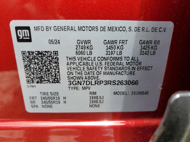2024 CHEVROLET EQUINOX 2L 3GN7DLRP3RS263066