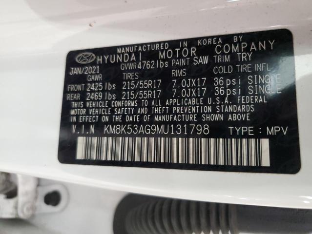 2021 HYUNDAI KONA ULTIM KM8K53AG9MU131798