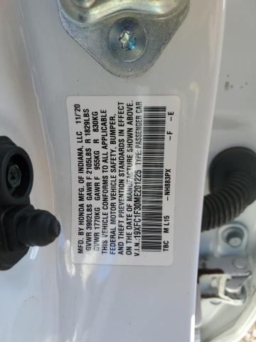 2021 HONDA CIVIC EX 19XFC1F30ME201225