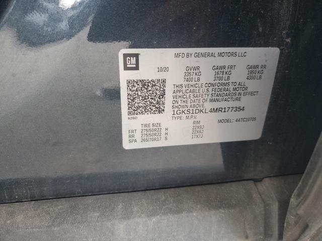 2021 GMC YUKON DENA 1GKS1DKL4MR177354