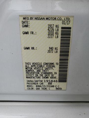 2017 NISSAN ALTIMA 2.5 - 1N4AL3AP7HC195846