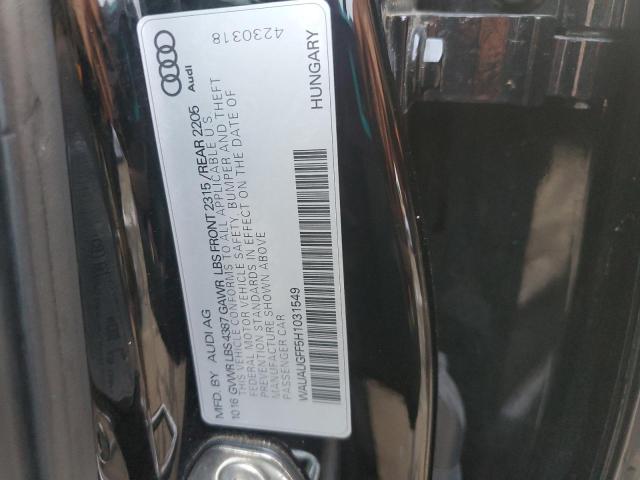 2017 AUDI A3 PREMIUM WAUAUGFF5H1031549