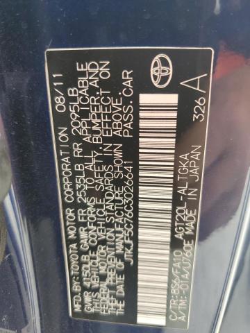 2012 TOYOTA SCION TC - JTKJF5C76C3026641