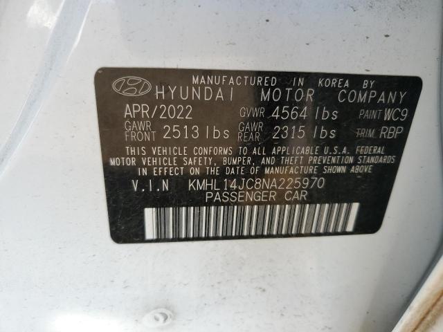 2022 HYUNDAI SONATA N L KMHL14JC8NA225970