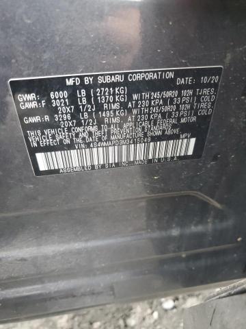 2021 SUBARU ASCENT LIMITED 4S4WMAPD3M3415049