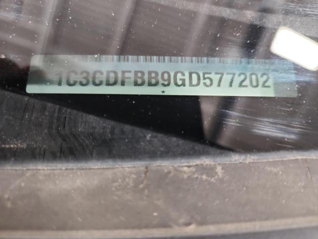 2016 DODGE DART SXT 1C3CDFBB9GD577202