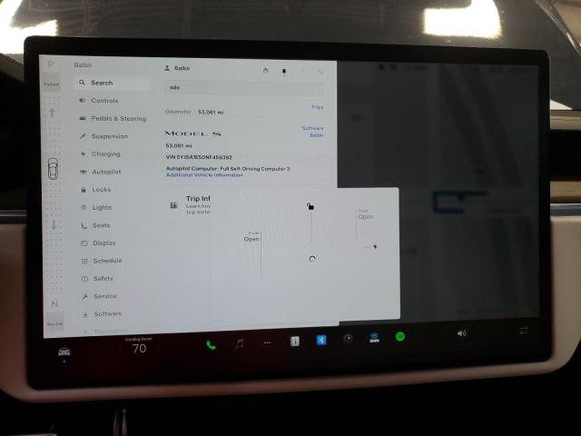 2022 TESLA MODEL S 5YJSA1E50NF459392