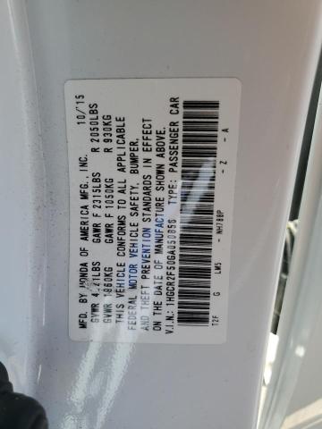 2016 HONDA ACCORD SPORT 1HGCR2F50GA050856