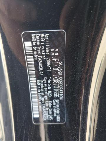 2022 SUBARU BRZ LIMITE JF1ZDBF1XN8701666