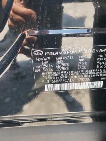 2020 HYUNDAI SANTA FE LIMITED 5NMS5CAD2LH202002