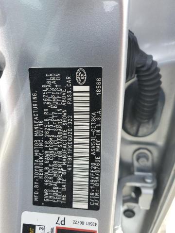 2016 TOYOTA CAMRY LE - 4T1BF1FK0GU201322