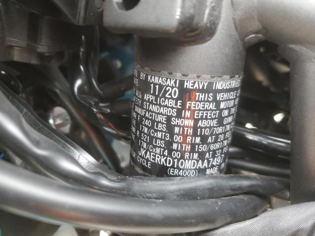 2021 KAWASAKI ER400 D JKAERKD10MDAA7497