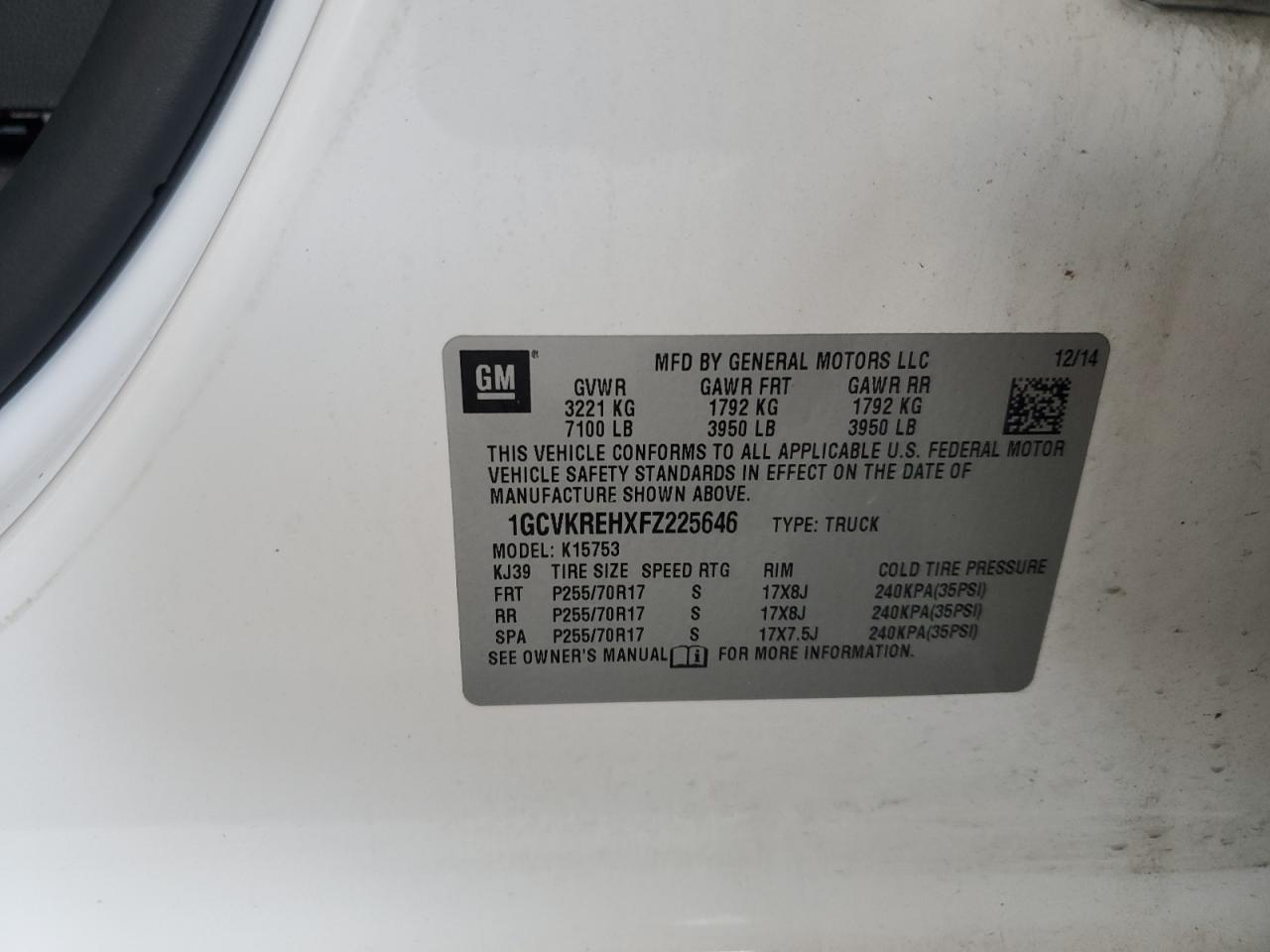 CHEVROLET SILVERADO K1500 LT