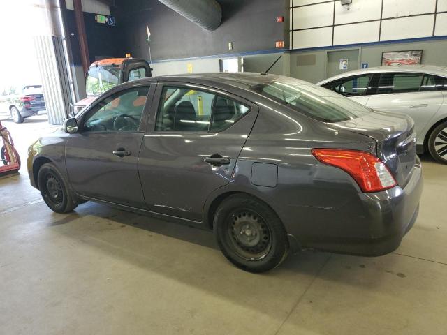 NISSAN VERSA S 2015 gray sedan 4d gas 3N1CN7AP8FL905345 photo #3