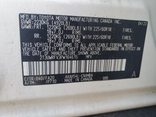 2023 TOYOTA RAV4 WOODLAND EDITION 2T3UWRFV3PW164615