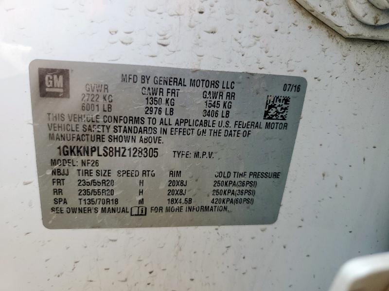2017 GMC ACADIA DEN 1GKKNPLS8HZ128305