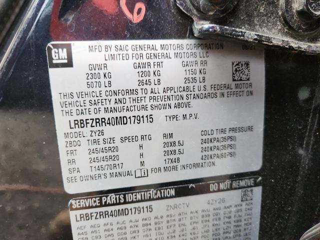2021 BUICK ENVISION A LRBFZRR40MD179115