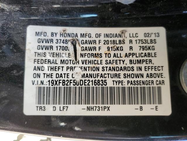 2013 HONDA CIVIC LX #3284223243