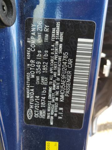 2015 HYUNDAI ACCENT GLS - KMHCU5AE9FU204785
