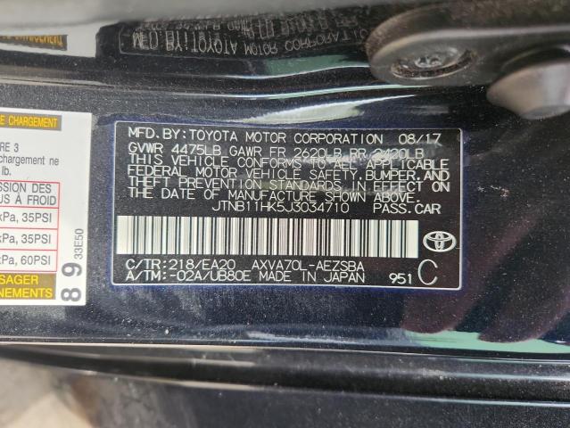 2018 TOYOTA CAMRY L - JTNB11HK5J3034710