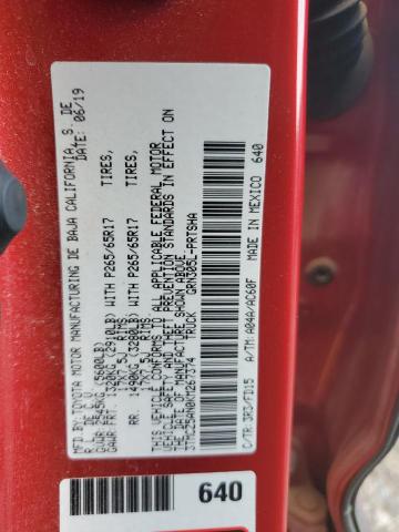 2019 TOYOTA TACOMA DOU 3TMCZ5AN0KM267374