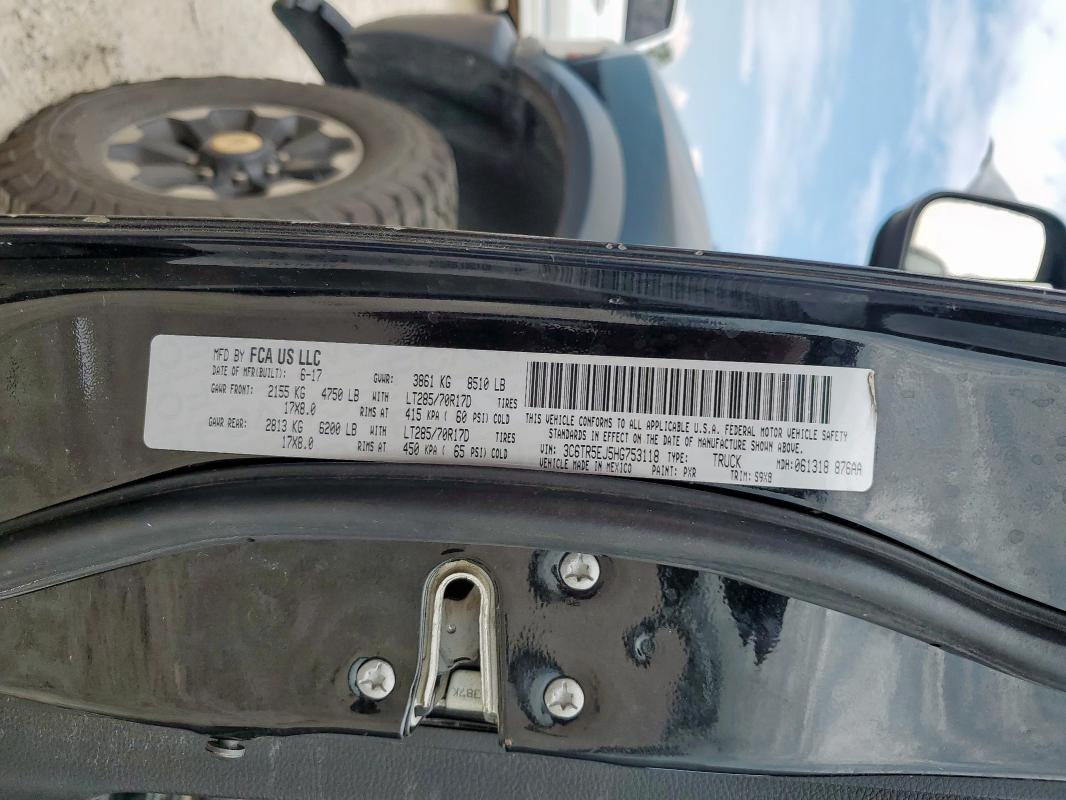 2017 RAM 2500 POWER 3C6TR5EJ5HG753118