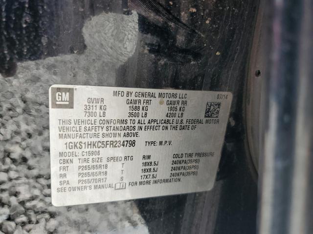 2015 GMC YUKON XL C 1GKS1HKC5FR234798