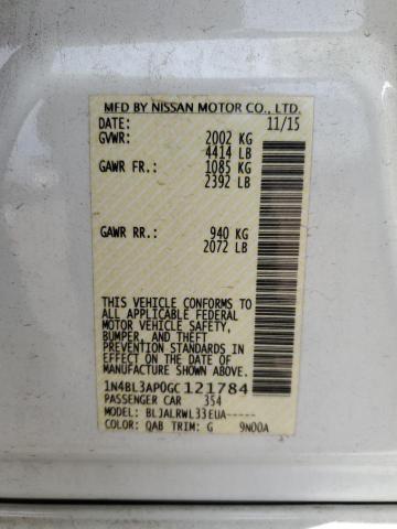 2016 NISSAN ALTIMA 3.5 1N4BL3AP0GC121784