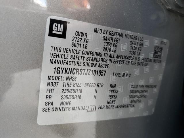 2018 CADILLAC XT5 LUXURY - 1GYKNCRS7JZ101057