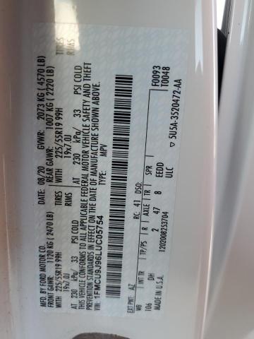 2020 FORD ESCAPE TIT - 1FMCU9J96LUC05754